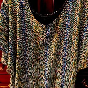 Ladies top multi color, Lined